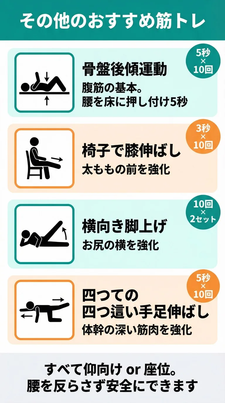 その他のおすすめ筋トレ